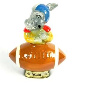 Vintage 1972 Jim Beam Whiskey 2
Piece Ceramic Decanter Democratic Donkey